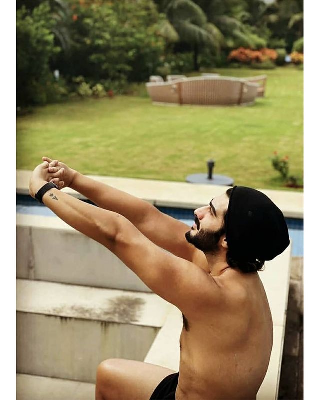 Arjun Kapoor first letter A on his left wrist