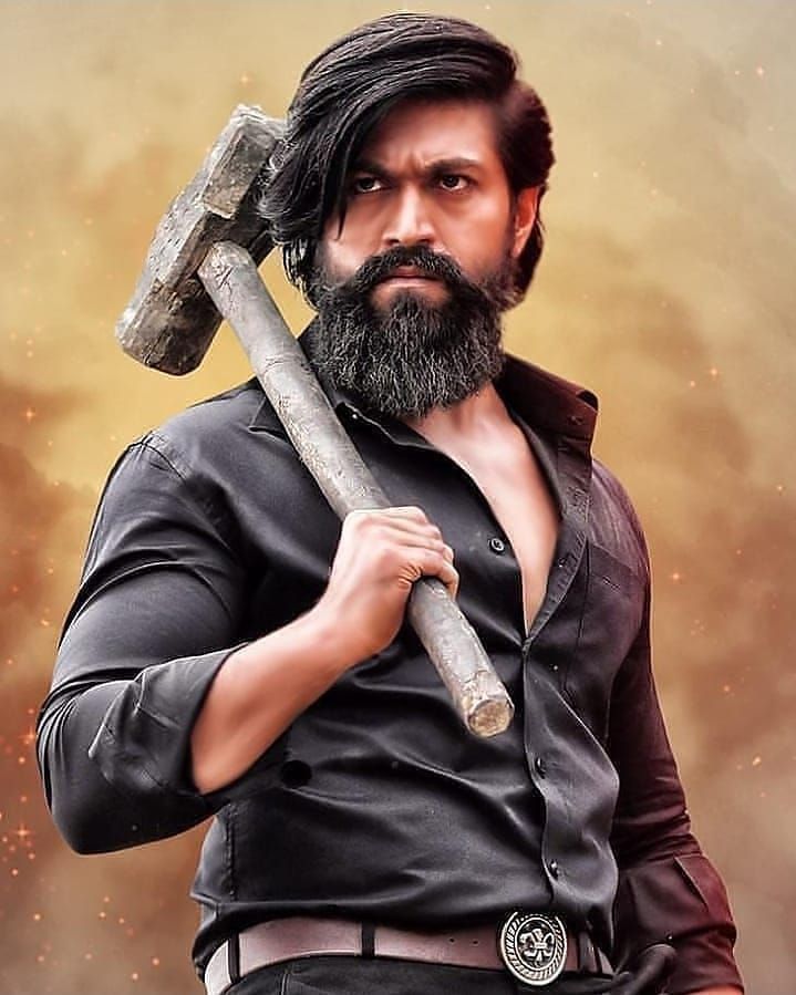 Yash hairstyle in KGF