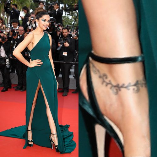 Deepika Padukone ankle tattoo with meaning