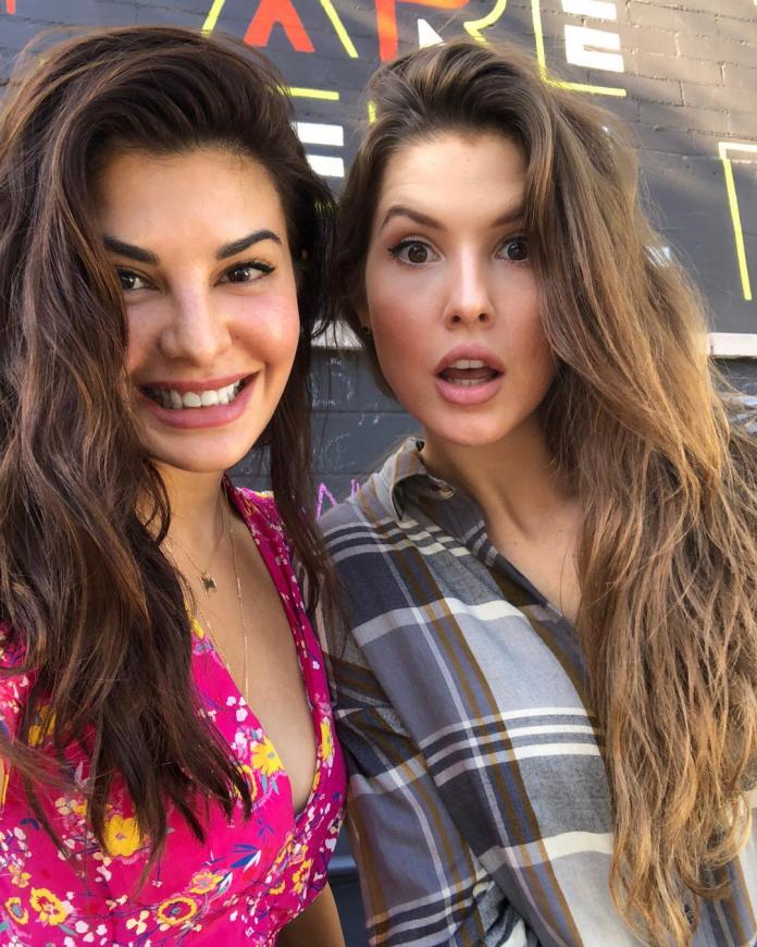 Jacqueline Fernandez and Amanda Cerny LONG LOST SISTERS See for yourself