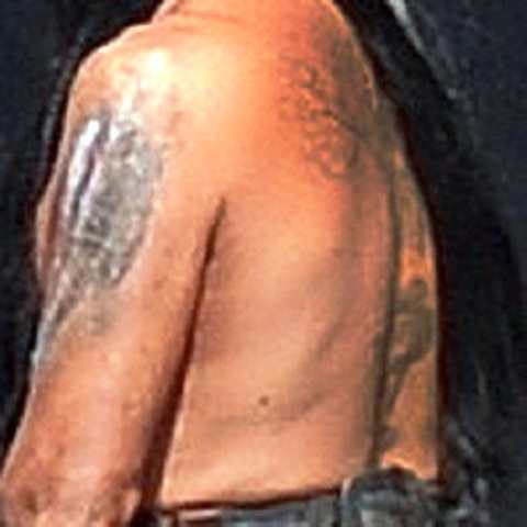 Johnny Depp Les Fleurs du Mal Tattoo