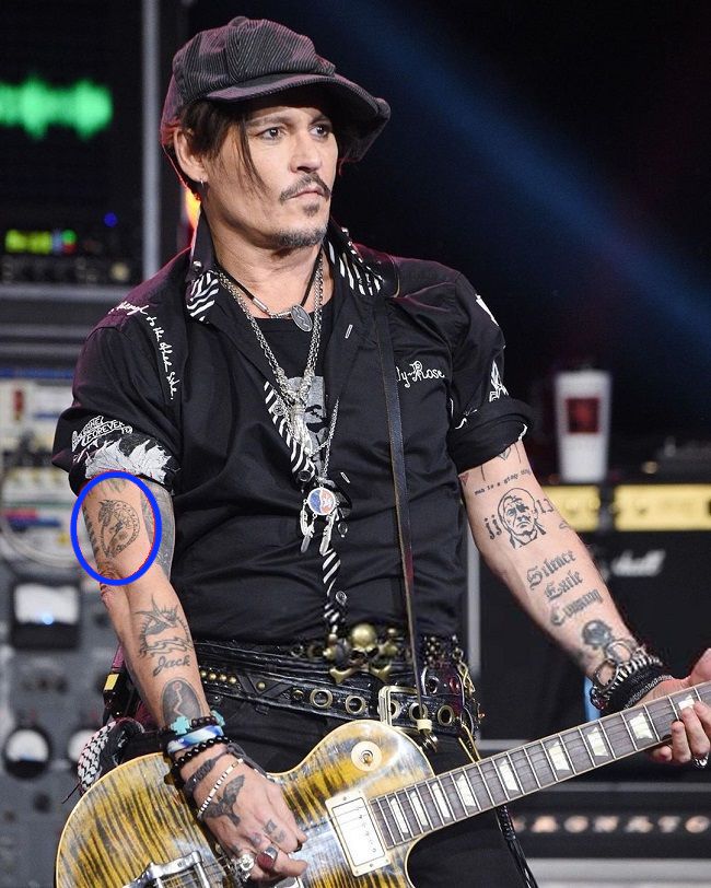 Johnny Depp 'Ouroboros Tattoo