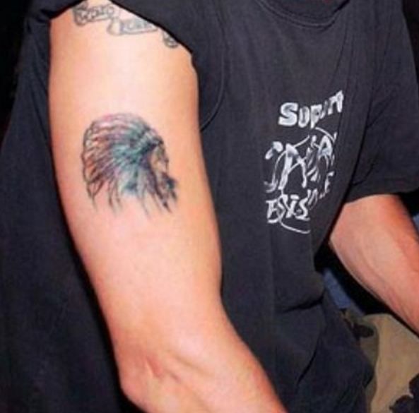 Johnny Depp Tribal Tattoo
