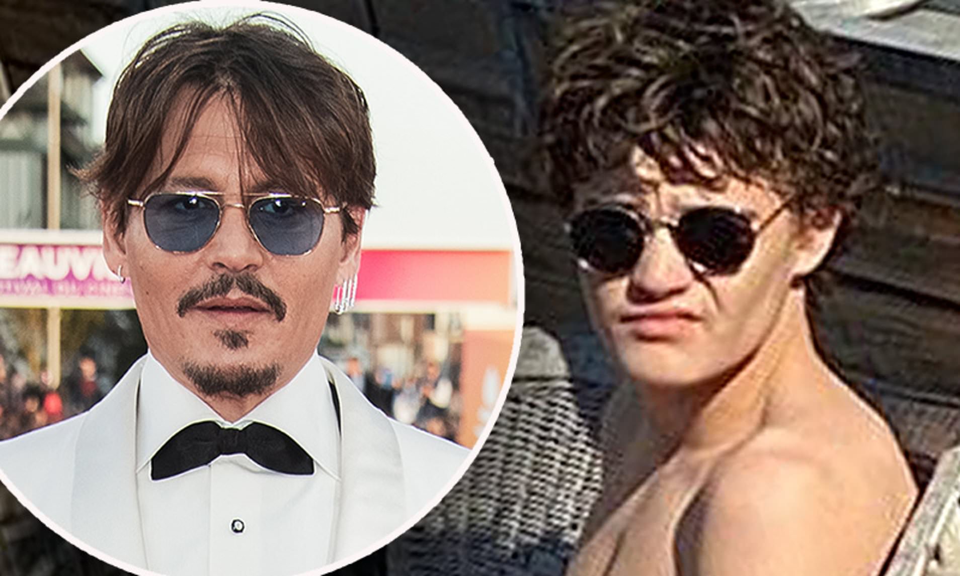 Johnny Depp with his son, Jack Depp