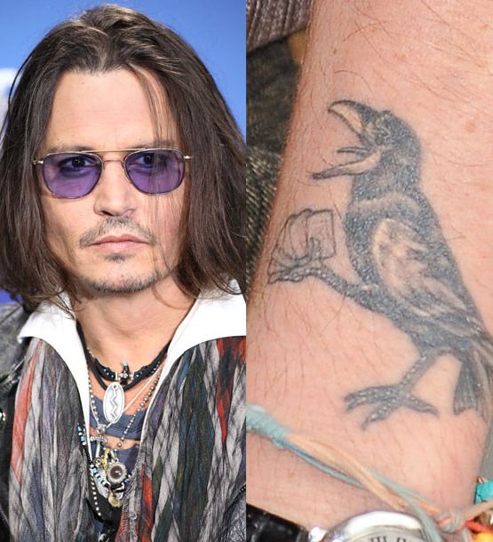 Johnny Depp's Rook Tattoo