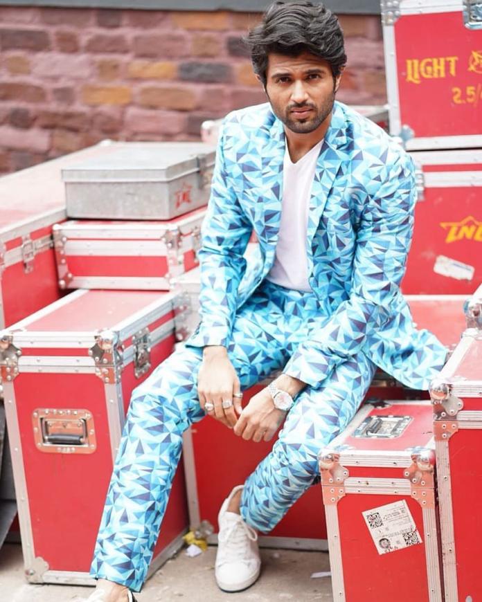 Vijay Devarkonda Unusual Suit Look