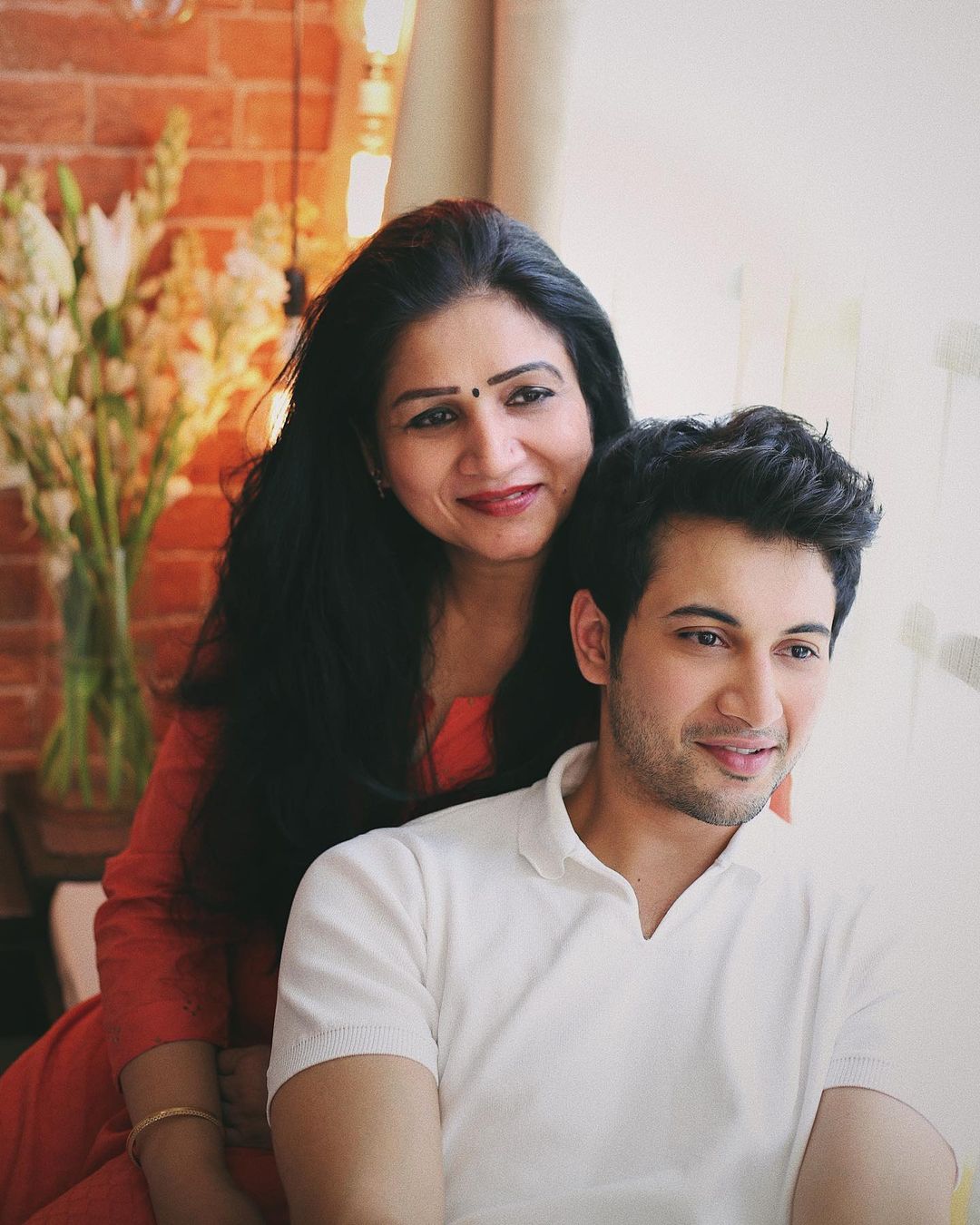 Rohit Saraf and his mother