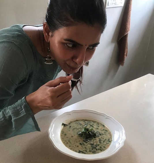 21 Samantha Ruth Prabhu Facts -She loves food