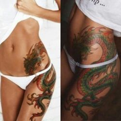 24 Sexy Butt Tattoos - Dragon butt tattoos