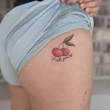 24 Sexy Butt Tattoos - cherry butt tattoos