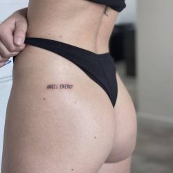 24 Sexy Butt Tattoos - energy butt tattoo quote