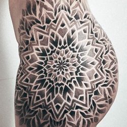 24 Sexy Butt Tattoos - geometric butt tattoo for you