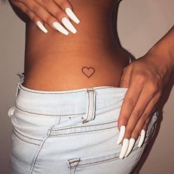 24 Sexy Butt Tattoos -heart tattoo butt