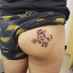 24 sexy butt tattoo - cute animal tattoo