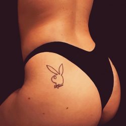 24 sexy butt tattoo - playboy bunny tattoo