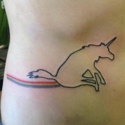 24 sexy butt tattoo - rainbow tattoos