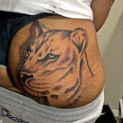 Animal Butt Tattoo