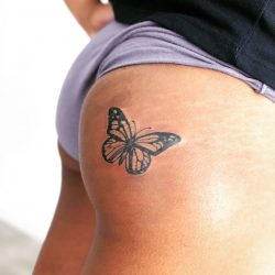 Butterfly Butt Tattoo