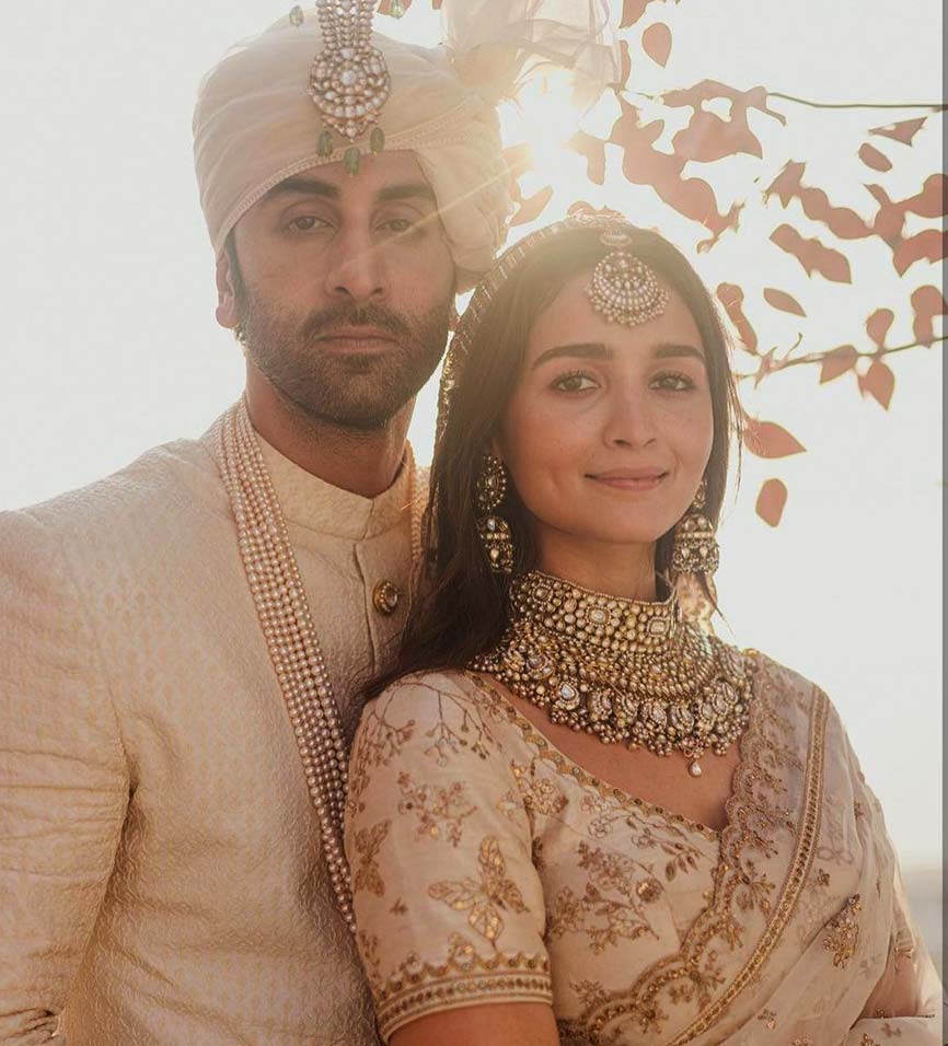 Alia Bhatt and Ranbir Kapoor - Wedding picture