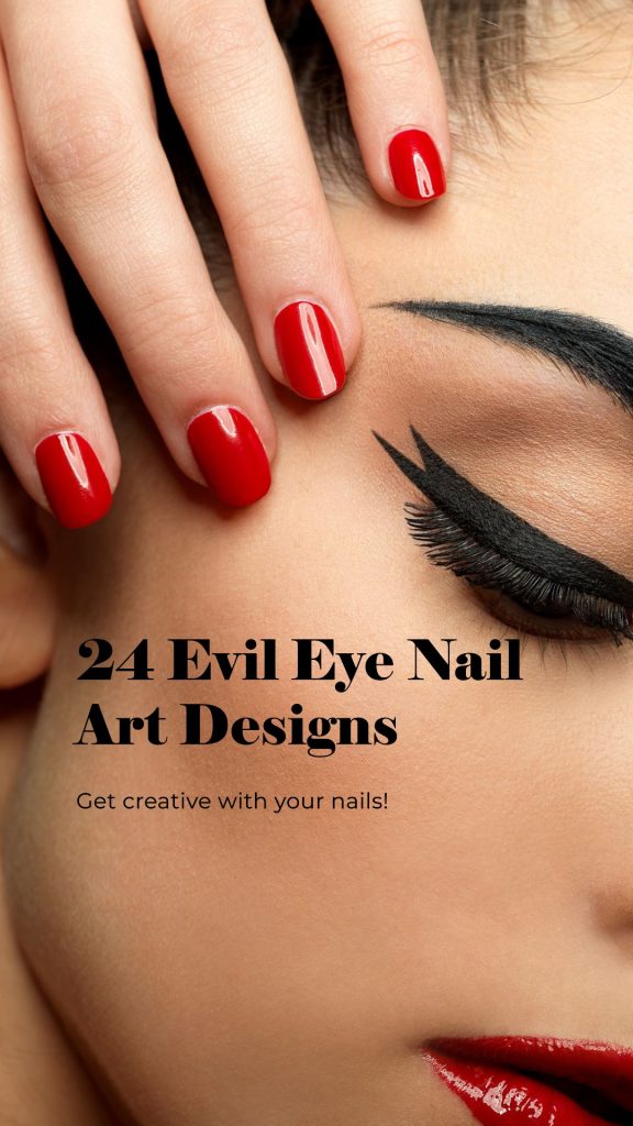 24 Evil Eye Nail Art Designs 2023