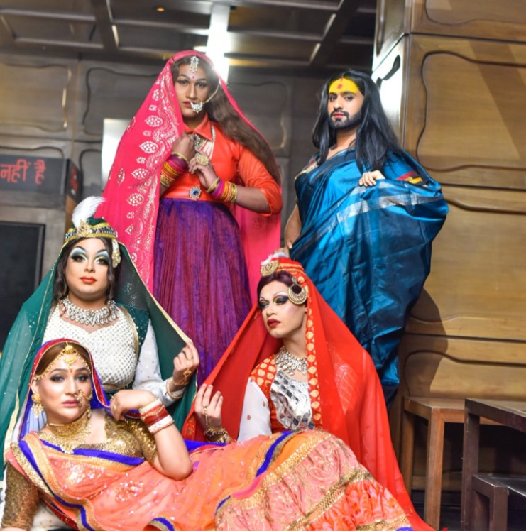 A picture of Indian Drag Artists