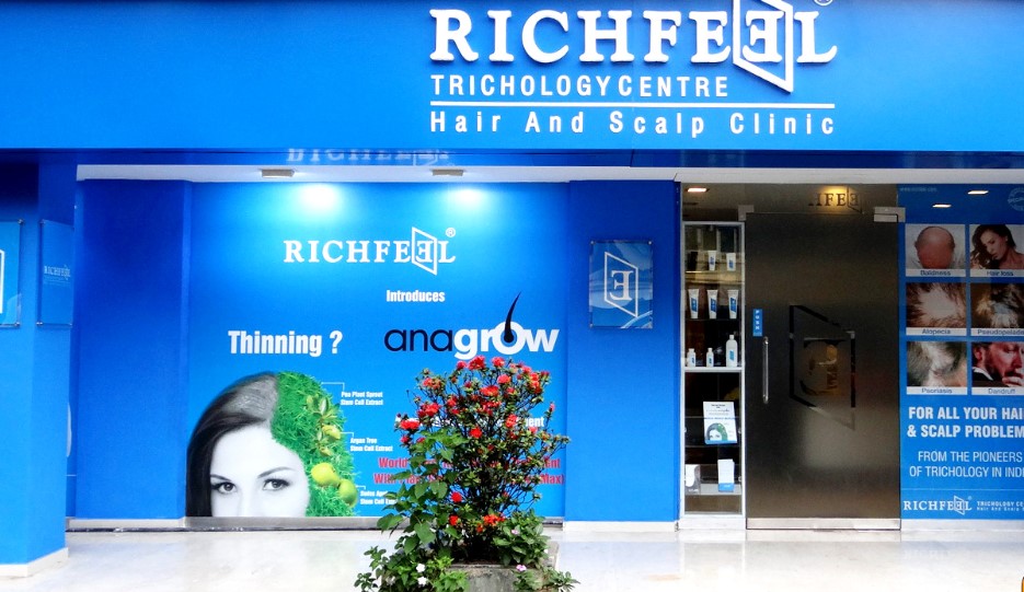 An outside view of Richfeel Clinic, Chandigarh