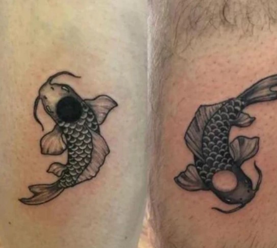 Koi Fish Lucky Tattoo for Men