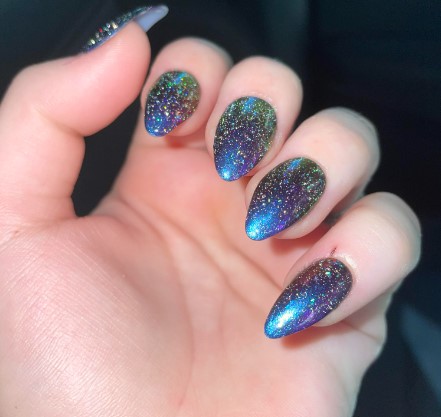 Oil Spill Nails