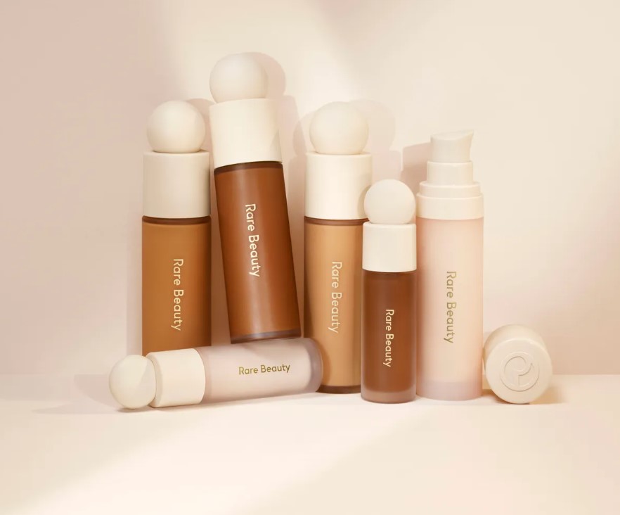 Rare Beauty by Selena Gomez Liquid Touch Brightening Foundations with different shades