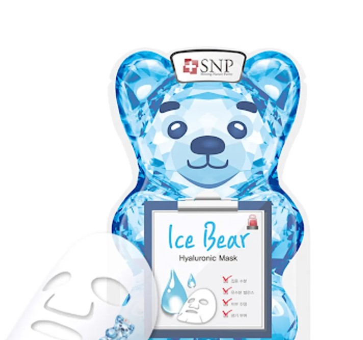 The Ice Bear Hyaluronic Face Mask: Korean Makeup Products in India