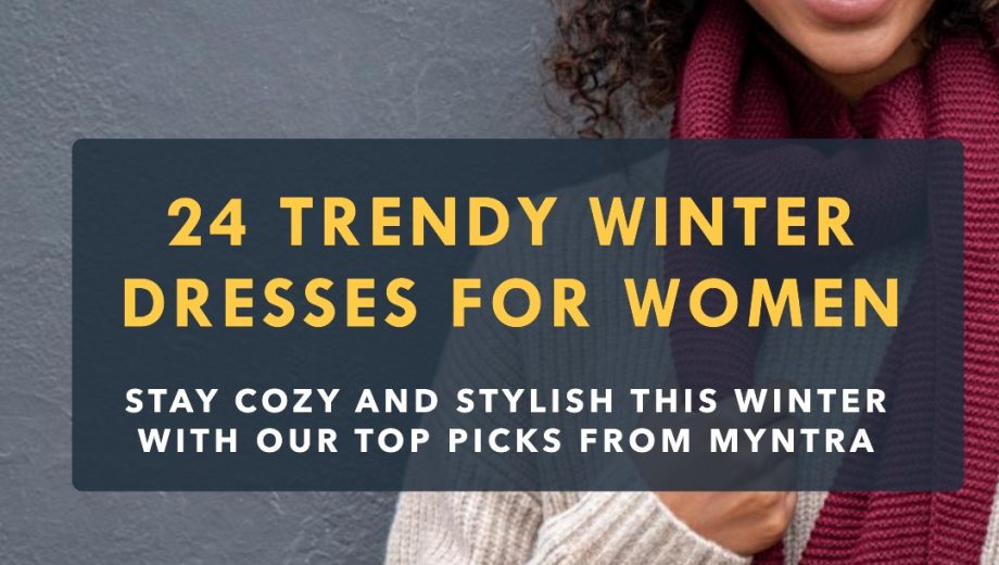 Winter Dresses on Myntra for women
